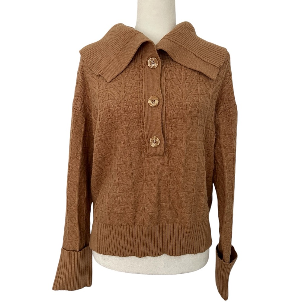 Marc New York Andrew Marc Sweater Camel Women’s Size L